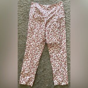 STEVEN STOLMAN white Coral pants 10